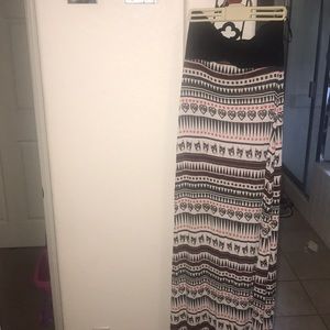 Long tube top maxi dress from metal Mulisha